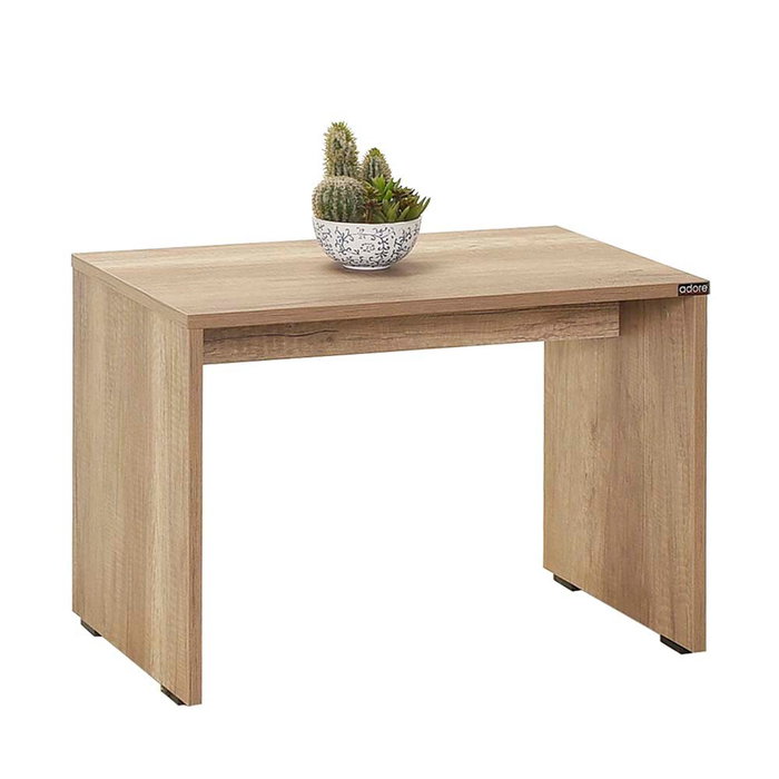 Hanah Home Rsh-300-Tt-1 Mesa de Centro, Tablero de Partículas Recubierto de Melamina, Nogal Claro, 60x40x43cm